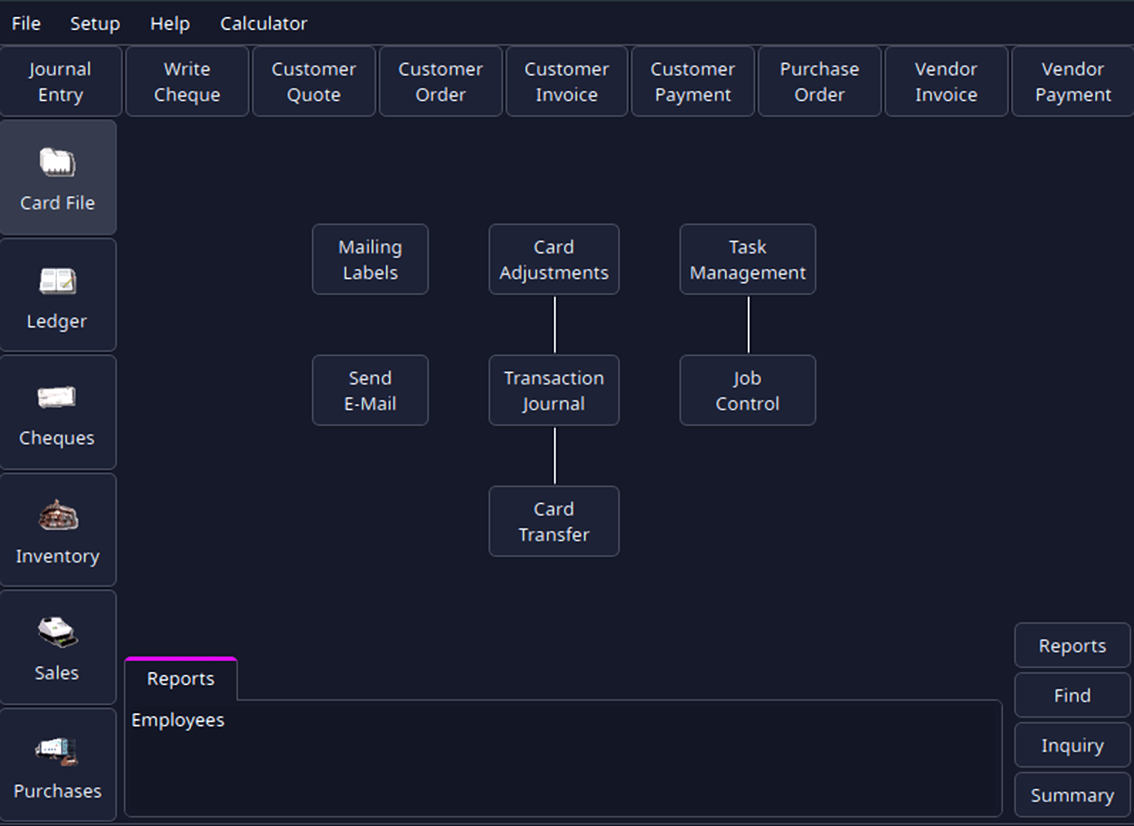 Quasar Accounting full interface